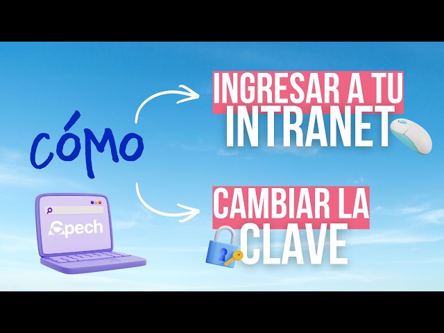 How to log in to the CPECH INTRANET for the FIRST TIME and how to CHANGE YOUR PASSWORD - Preu Cpech