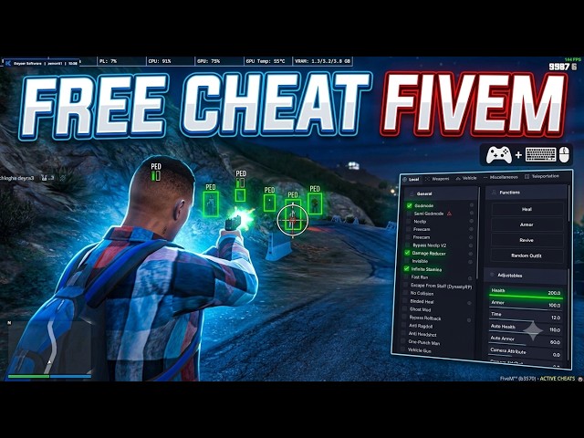 BEST FIVEM CHEATS FOR *FREE* (in 2026) 📢