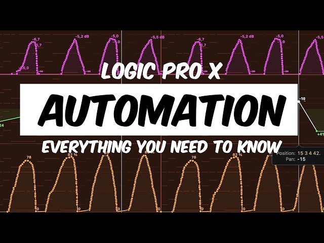 AUTOMATION in Logic Pro X - Everything You Need To Know
