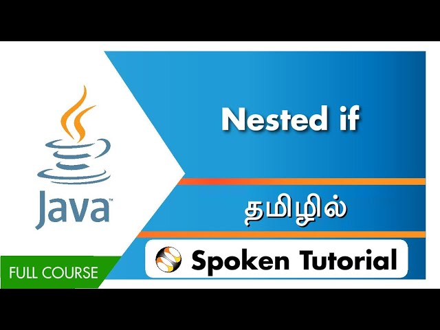 Nested if - Tamil