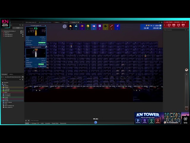 🛠️ GameDev 🛠️ - Developing KN_Tower | 🤖 Godot | ⚙️ Blender | 🐍 Python | 🧮 GDScript | 🎨 Gimp