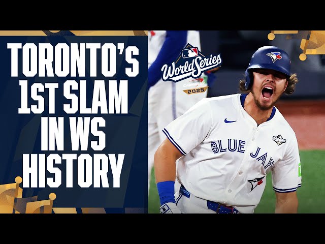 Addison Barger hits the first EVER pinch-hit grand slam in World Series history!
