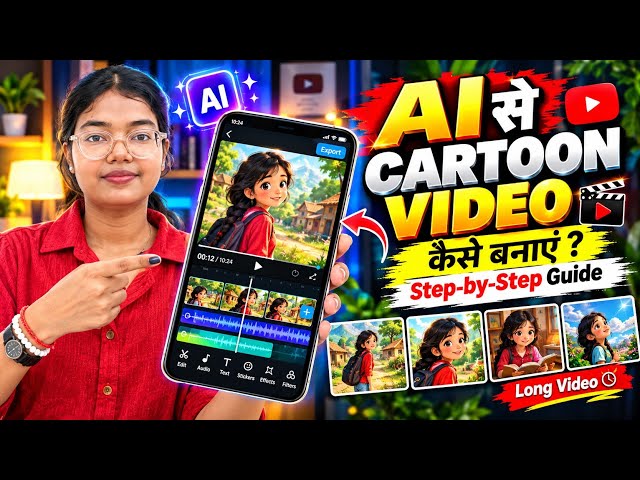 Ai se Cartoon Video Kaise Banaye | Ai video kaise banaye | Step-by-Step Guide |ai cartoon long video