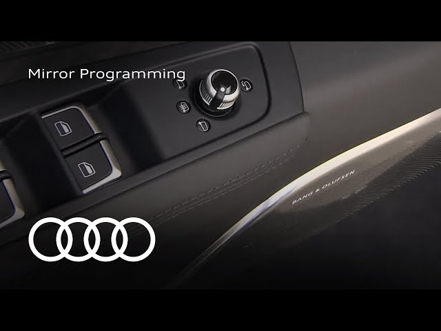 Audi Tech Tutorial: Curb View Mirror Programming