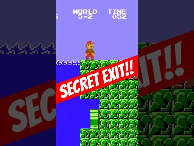 JUMP OUT OF WATER LEVELS in Super Mario Bros. (NES)!!