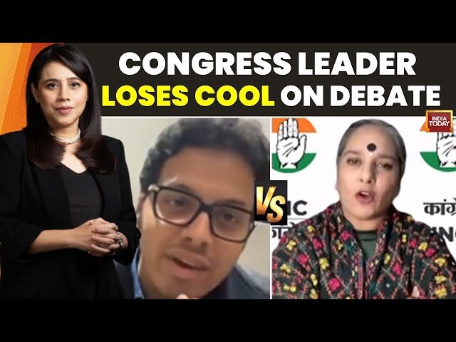 Bihar Election Results Debate: Congress Spokesperson Bursts out at Fellow Panelist | India Today