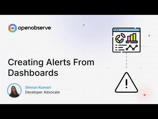 How to create alerts from dashboards: Simplify Alert Creation