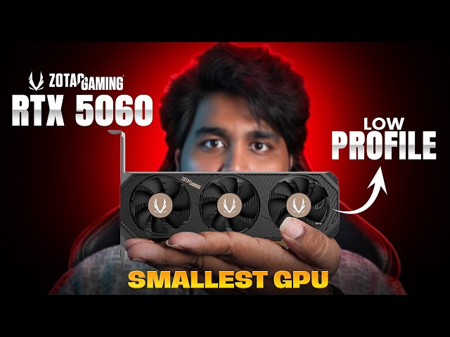 ZOTAC RTX 5060 Low Profile 🔥 Smallest GPU with GDDR7 | Perfect for SFF & ITX Builds
