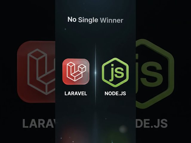Laravel vs Node.js | Which Backend Is Actually Faster? #shorts