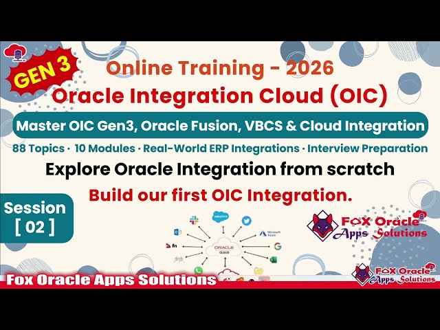 Oracle Integration Cloud Gen3 OIC — Day 2 | Build Real Integration — SFTP File to ATP Database