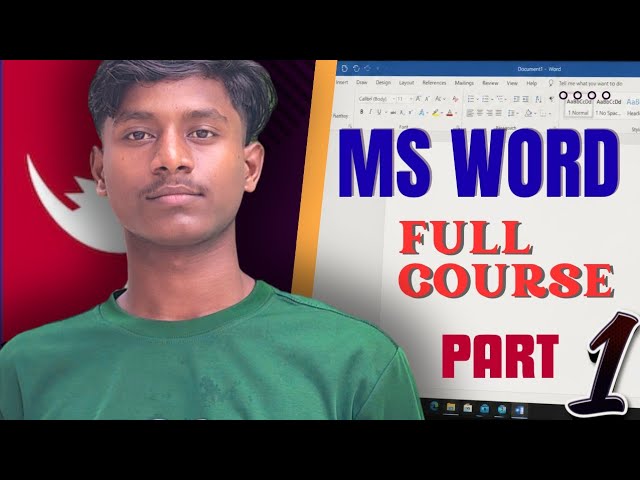 Ms Word Complete Course | Basic To Advance in Nepali | Ms Word Full Course Part 1