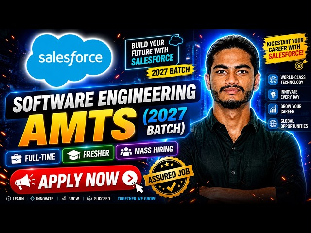 Salesforce Software Engineering AMTS Assessment Questions & Answers 2026 | DSA, OOP, Java | 2027