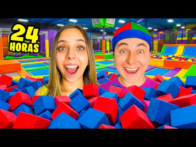24 HORAS EN UN PARQUE DE TRAMPOLINES