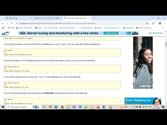 Class 16 – Stored Procedures in SQL Server | SQL DBA Training