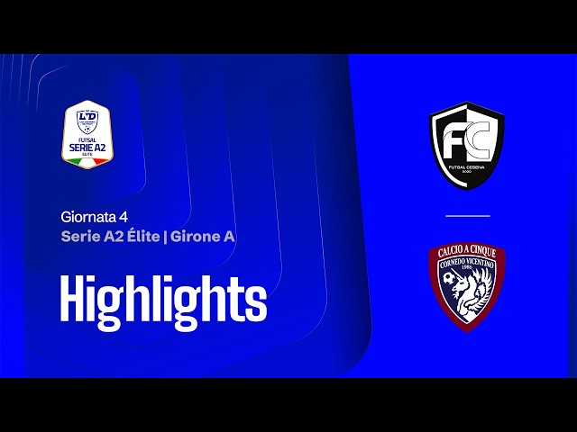 Futsal Cesena vs. Futsal Cornedo 6-9 | Highlights | Matchday 4 | Serie A2 Élite | Group A