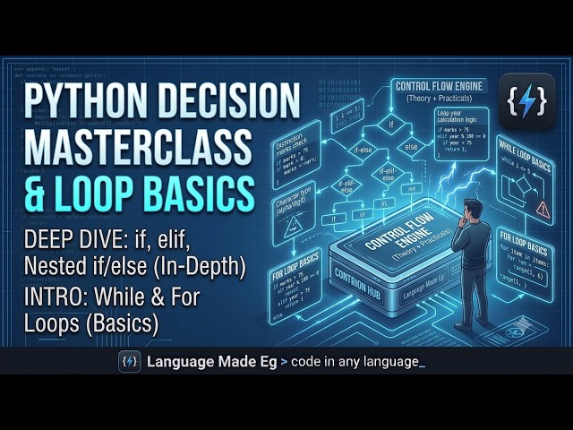 Python Control Flow: Selection Statements Deep Dive & Iteration