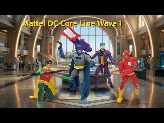 Mattel DC Core Wave 1 Overview: Are $13 Kid Toys Embarrassing Collector Figures?
