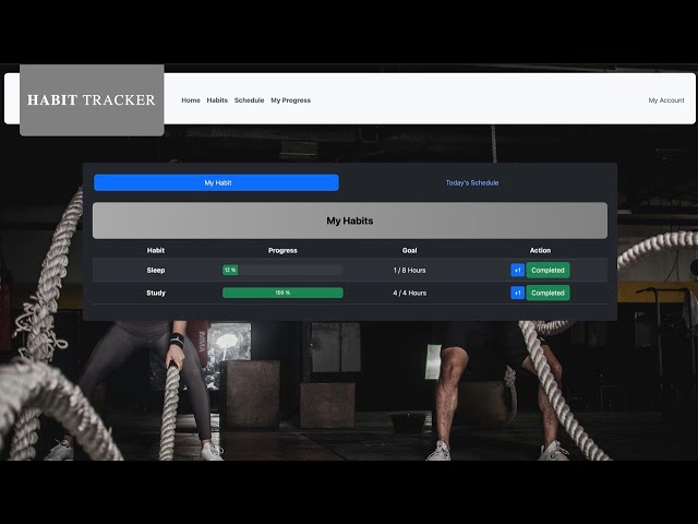 Habit Tracker Full Stack Web App (CS50 Final Project)