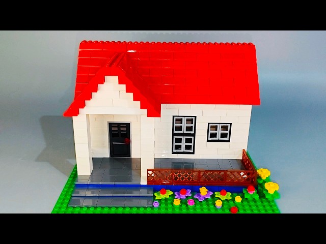 How To Build a LEGO House MOC 🏡| Satisfying Diy | Building Blocks Instructions #lego #legomoc #diy 