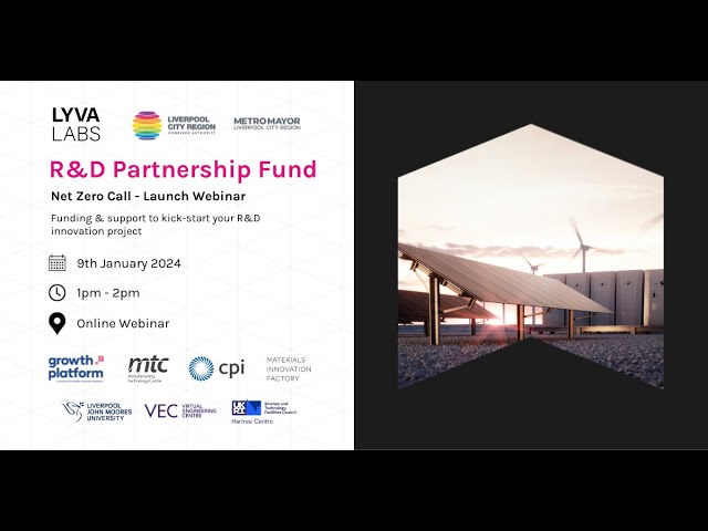 LYVA Labs - R&D Partnership Fund - Net Zero Call