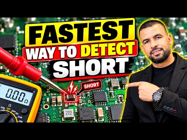 Laptop Short Circuit? Find the Fault FAST | Motherboard Repair Guide