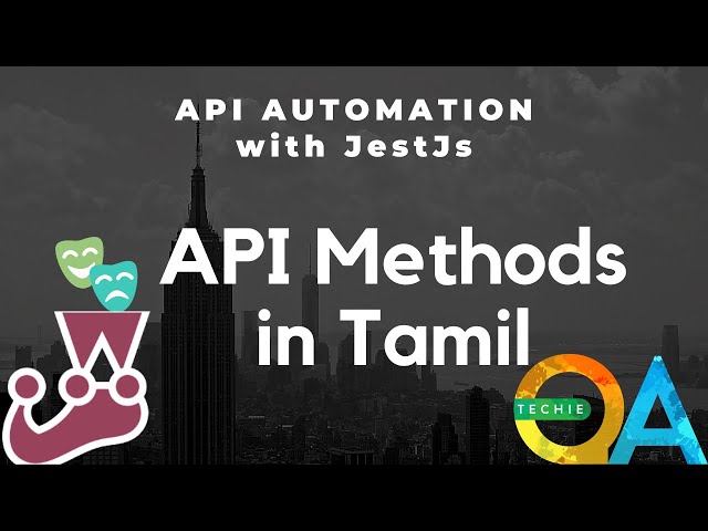 API Automation with JestJS - GET and POST - Tamil Version