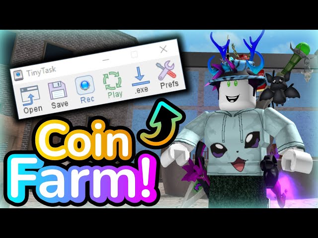 How to AFK Farm Coins and Levels in Murder Mystery 2 with TinyTask!