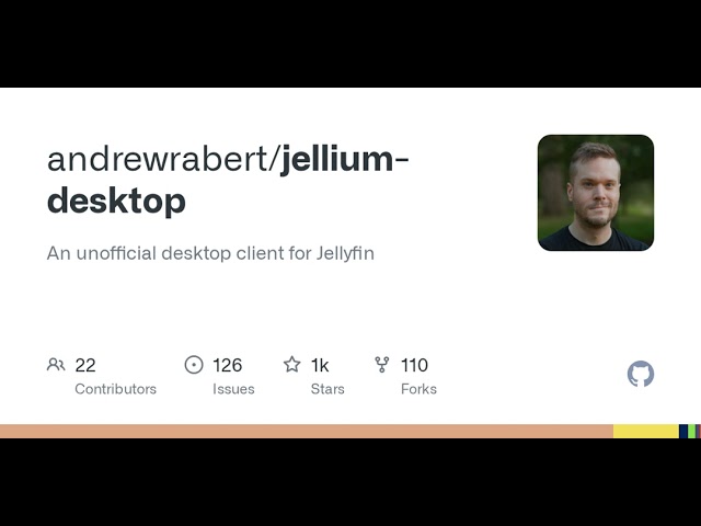 GitHub - andrewrabert/jellium-desktop: An unofficial desktop client for Jellyfin