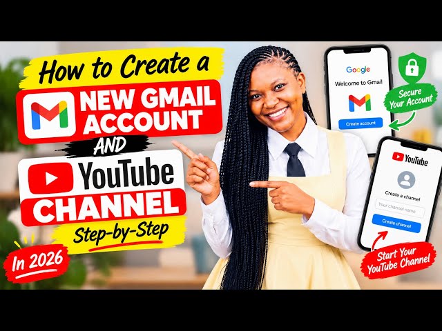 How to Create a New Gmail Account and Start a YouTube Channel in 2026