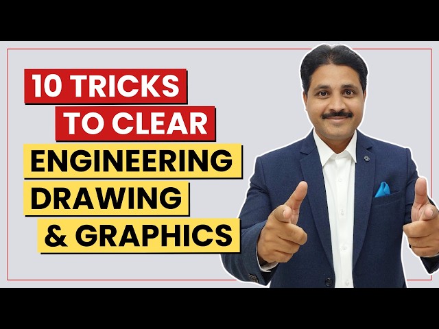 10 Tricks to Clear Engineering Drawing and Engineering Graphics @TIKLESACADEMY