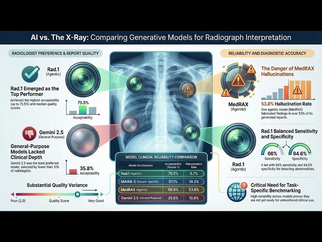 Benchmarking Generative AI for Chest Radiograph Interpretation: Comparing Radiology Models-Podcast