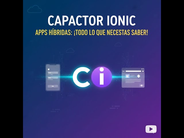 Capacitor Ionic: Vistazo Rápido y Primeros Pasos para Apps Híbridas 🚀