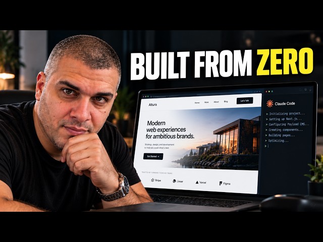 Build a Full Website From Scratch with Claude Code (Next.js + Payload CMS)