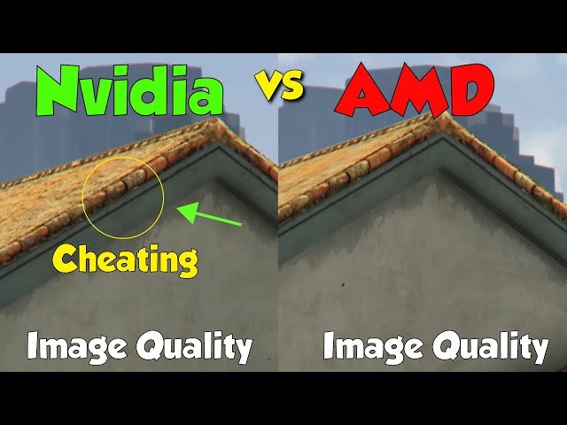 AMD vs NVIDIA Image Quality, 4k Comparison