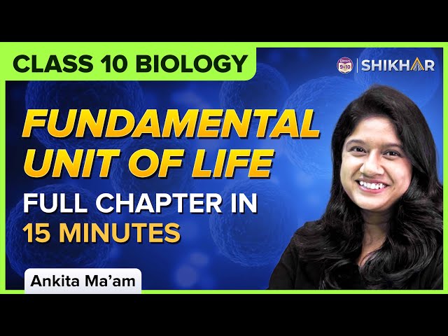 Class 9: Understanding the fundamental unit of life | Biology