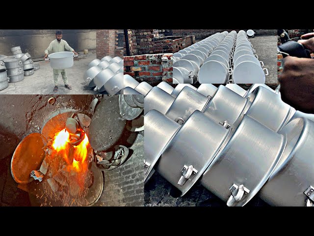 Unusual biggest aluminum pot making incredible process !! Amazing process 😮