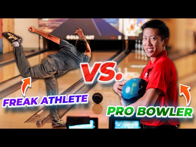This FREAK ATHLETE Challenged Me To A Bowling Match