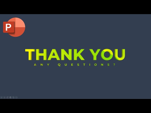 Best Thank You Slide Design in PowerPoint | Create a Stunning Thank You Slide