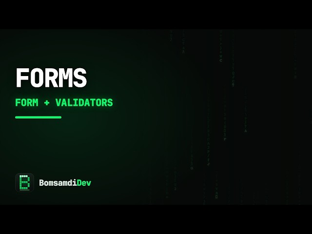Forms and Validation in Flutter — Intermediate Tutorial