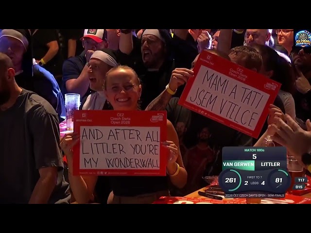 Luke Littler vs Michael van Gerwen European Tour 12 - Semi-finals