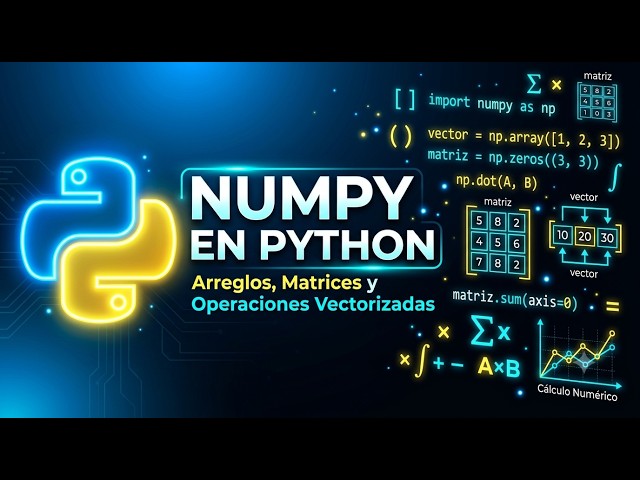 NumPy in Python 🐍 | Arrays, Matrices, and Vectorized Operations from Scratch