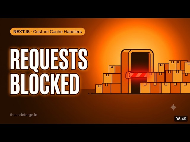 Next.js Custom Cache Handlers: Cache miss blocked every request under