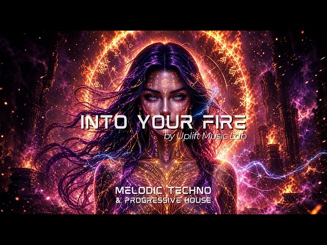 🔥 Into Your Fire | Emotional Melodic Techno & Progressive House (Official Visualizer)