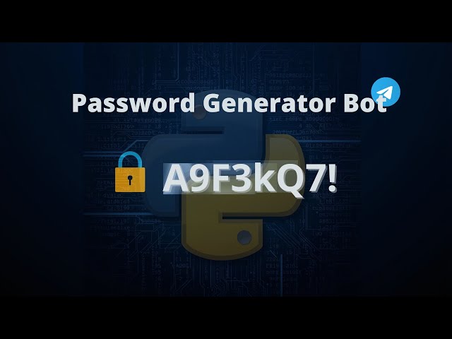 Build a Password Generator Telegram Bot with Python | Step by Step