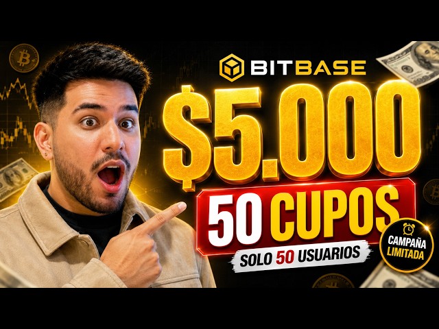 Cómo participar por $5.000 en BITBASE | Solo 50 cupos