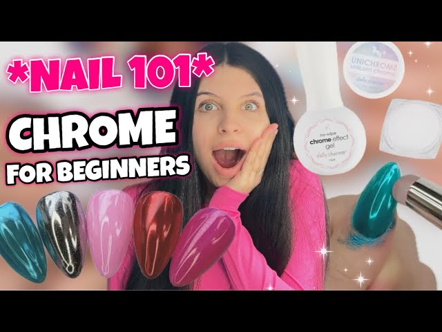 STOP Ruining Your Chrome Nails! Nail 101: Chrome Powder for Beginners