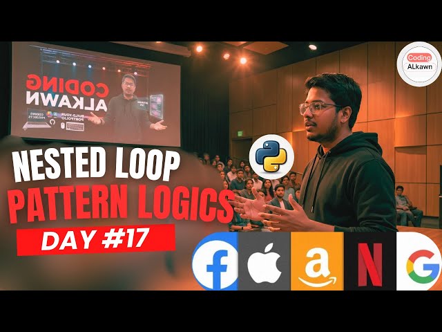 #18 python nested loop in Hindi | How nested loops work in Python | FAANG Pattern | Python Interview