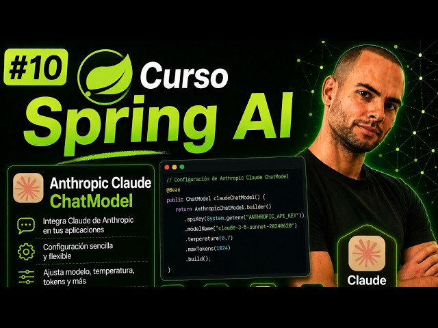 #10 Spring AI Course - Anthropic Claude ChatModel - Easy Complete Tutorial