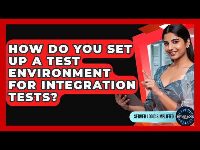 How Do You Set Up A Test Environment For Integration Tests? - Server Logic Simplified