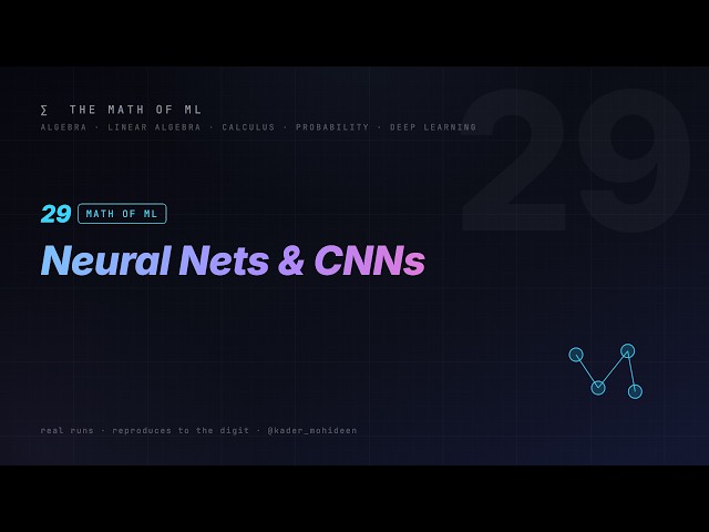 29. Neural Network Mathematics | Maths for Machine Learning